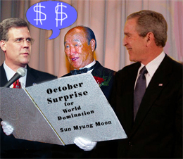 El reverendo Moon y los Bush, como en familia