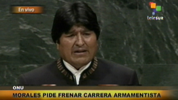 Evo Morales: Debemos comenzar por descolonizar el mundo cambiando sede de la ONU